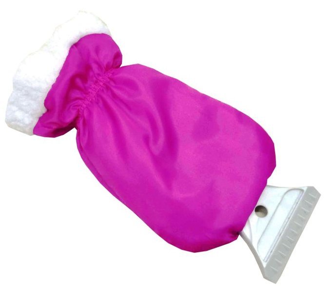 Pink Car Accessories Ice Scraper Glove 